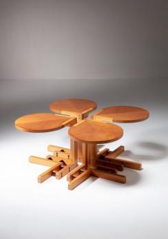 Compasso - Set of Four Side Tables by Opera Aperta for Bernini