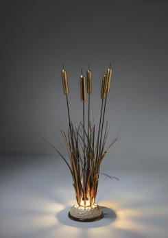 Compasso - "Canna Palustre" Floor Lamp by Freda and Petti for Cittone Oggi