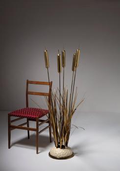 Compasso - "Canna Palustre" Floor Lamp by Freda and Petti for Cittone Oggi