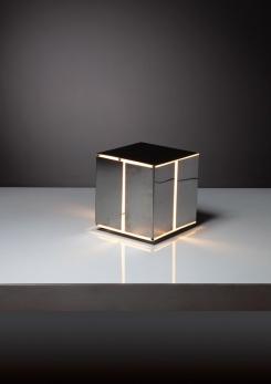 Compasso - Steel Kinetic Table Lamp by Paolo Tilche for Arform
