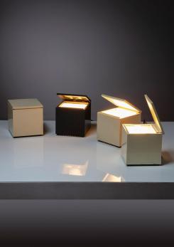 Compasso - Set of Four "Cuboluce" Table Lamps by Studio OPI for Cini & Nils