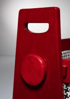 Compasso - "Lucio" Rocking Cradle by Franco Vattolo for Ibisco