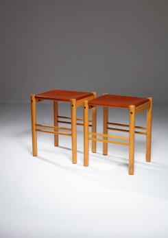 Compasso - Pair of "Solaris" Stools by Franco Vattolo for Ibisco