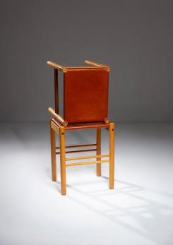Compasso - Pair of "Solaris" Stools by Franco Vattolo for Ibisco