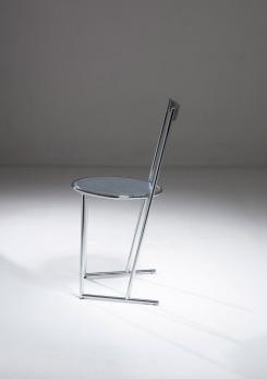 Compasso - Set of Four "Musme' " Chairs by Emilio Nanni for Fly Line