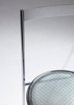 Compasso - Set of Four "Musme' " Chairs by Emilio Nanni for Fly Line