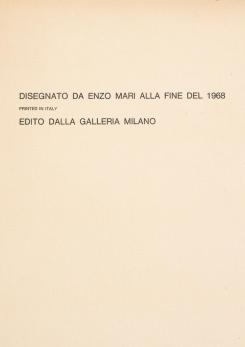 Compasso - "Merda" Original Poster by Enzo Mari for Galleria Milano