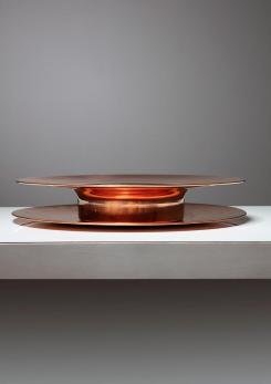 Compasso - Pair of Large Copper Centerpieces