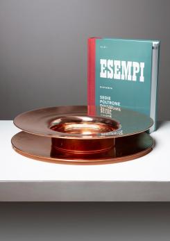 Compasso - Pair of Large Copper Centerpieces