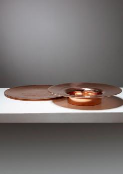 Compasso - Pair of Large Copper Centerpieces