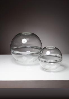 Compasso - Set of Two "Incalmo" Vases by Barbini