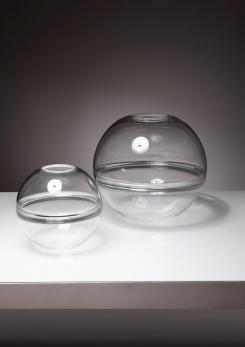 Compasso - Set of Two "Incalmo" Vases by Barbini