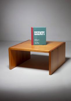 Compasso - "Solaris" Solid Wood Side Table by Franco Vattolo for Ibisco