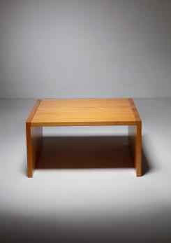 Compasso - "Solaris" Solid Wood Side Table by Franco Vattolo for Ibisco