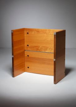 Compasso - "Solaris" Solid Wood Side Table by Franco Vattolo for Ibisco