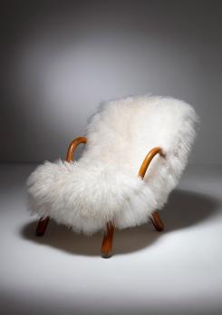 Compasso - Pair of "Clam Chairs" by Madsen & Schübel