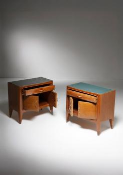 Compasso - Pair of Italian 60s Night Stands in the style of Paolo Buffa
