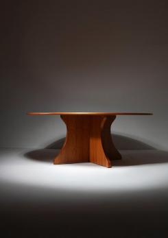Compasso - Large Round Table designed by Luigi Caccia Dominioni Compasso - Large Round Table designed by Luigi Caccia Dominioni