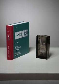 Compasso - "Optical" Glass Vase by Ladislav Oliva for Exbor Compasso - "Optical" Glass Vase by Ladislav Oliva for Exbor