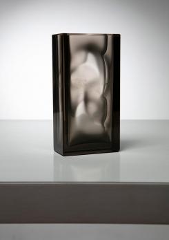 Compasso - "Optical" Glass Vase by Ladislav Oliva for Exbor Compasso - "Optical" Glass Vase by Ladislav Oliva for Exbor