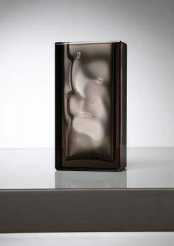 Compasso - "Optical" Glass Vase by Ladislav Oliva for Exbor Compasso - "Optical" Glass Vase by Ladislav Oliva for Exbor