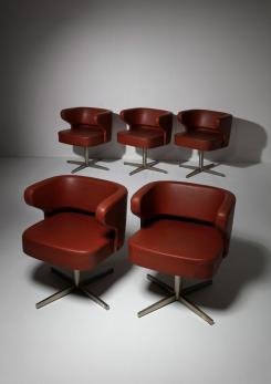 Compasso - Set of 5 "Poney" Armchairs by Gianni Moscatelli for Formanova Compasso - Set of 5 "Poney" Armchairs by Gianni Moscatelli for Formanova