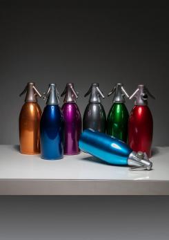 Compasso - Set of Seven Soda Siphons by Sergio Asti for Saccab Compasso - Set of Seven Soda Siphons by Sergio Asti for Saccab