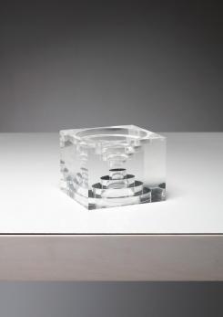 Compasso - Geometric Plexiglass Table Sculpture by Guzzini