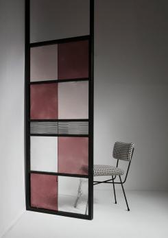 Compasso - Large Murano Glass Room Divider Manufactured by Venini