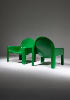 Compasso - Pair of "4794" Armchairs by Gae Aulenti for Kartell