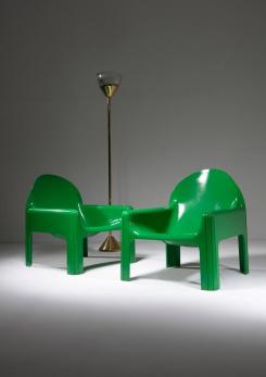 Compasso - Pair of "4794" Armchairs by Gae Aulenti for Kartell Compasso - Pair of "4794" Armchairs by Gae Aulenti for Kartell