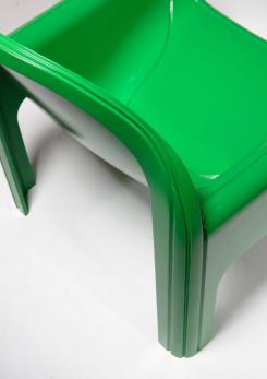 Compasso - Pair of "4794" Armchairs by Gae Aulenti for Kartell Compasso - Pair of "4794" Armchairs by Gae Aulenti for Kartell