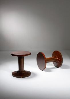 Compasso - Pair of Italian 30s Side Tables