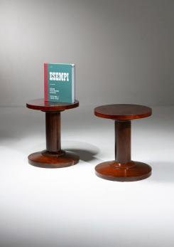 Compasso - Pair of Italian 30s Side Tables