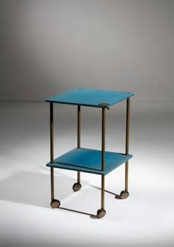 Compasso - Rare Table Cart Model T9 by Luigi Caccia Dominioni for Azucena, Italy, 1960s Compasso - Rare Table Cart Model T9 by Luigi Caccia Dominioni for Azucena, Italy, 1960s