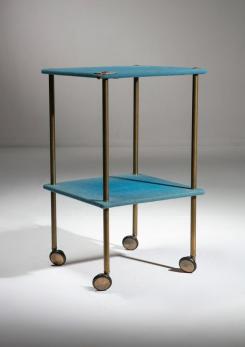 Compasso - Rare Table Cart Model T9 by Luigi Caccia Dominioni for Azucena, Italy, 1960s Compasso - Rare Table Cart Model T9 by Luigi Caccia Dominioni for Azucena, Italy, 1960s