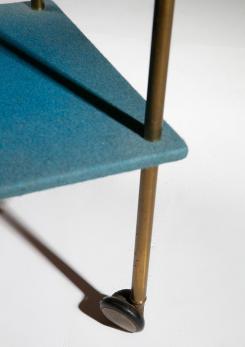 Compasso - Rare Table Cart Model T9 by Luigi Caccia Dominioni for Azucena, Italy, 1960s Compasso - Rare Table Cart Model T9 by Luigi Caccia Dominioni for Azucena, Italy, 1960s
