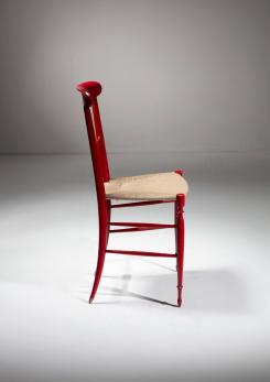 Compasso - Pair of "Campanino" Wood Chairs by Sanguineti, Italy, 1950s Compasso - Pair of "Campanino" Wood Chairs by Sanguineti, Italy, 1950s