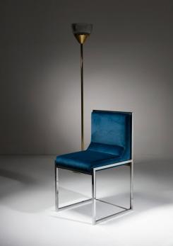Compasso - Unique Set of Four "Wright/Wright" Chairs by Nanda Vigo for Driade