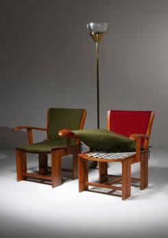 Compasso - Pair of Chairs Model 771 by Carlo Scarpa for Bernini