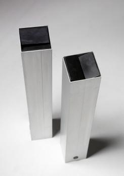 Compasso - Set of Two "Ponza" Floor Ashtrays by Bruno Munari for Danese
