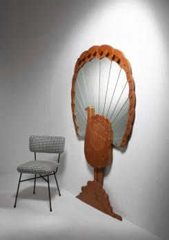 Compasso - Peacock Shaped Wall Mirror by Pallucco Compasso - Peacock Shaped Wall Mirror by Pallucco