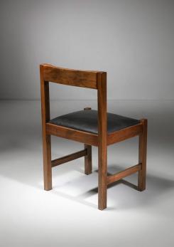 Compasso - Set of Six "Torbecchia" Chairs by Giovanni Michelucci for Poltronova