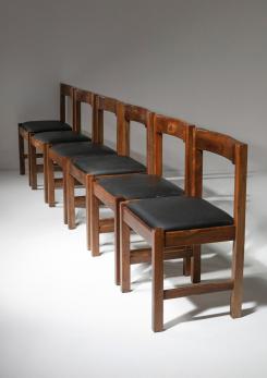 Compasso - Set of Six "Torbecchia" Chairs by Giovanni Michelucci for Poltronova
