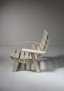 Compasso - Six Patio Chairs Attributed to Carlo Hauner for Reguitti