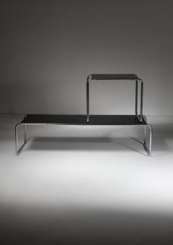 Compasso - Pair of "Laccio" Matching Tables by Marcel Breuer for Gavina