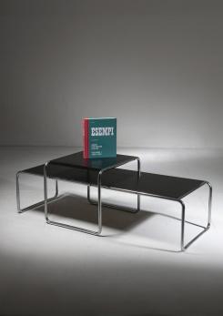Compasso - Pair of "Laccio" Matching Tables by Marcel Breuer for Gavina