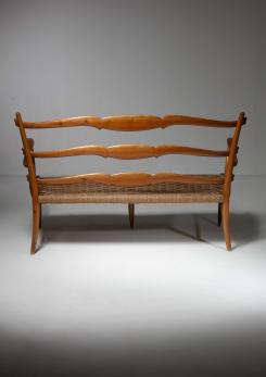 Compasso - Italian 50s Bench in the Style of Paolo Buffa