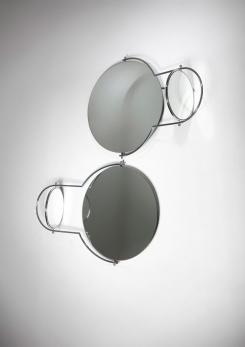 Compasso - Pair of "Duo" Mirrors by Rodney Kinsman for Bieffeplast, Italy, 1980s