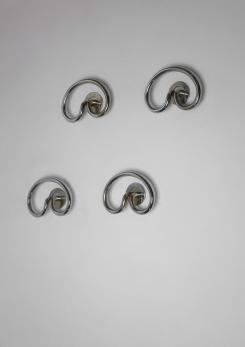 Compasso - Se of Four "Samo" Coat Pegs by Sergio Mazza for Artemide